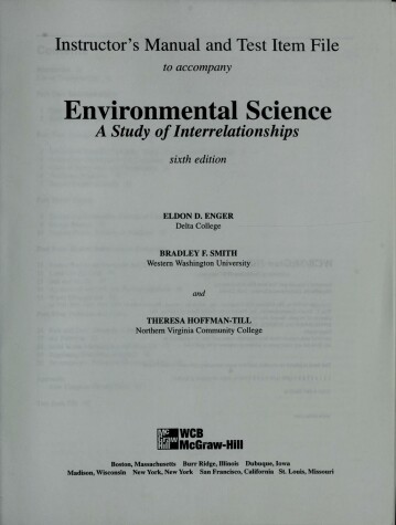 Book cover for Environmental Science Im /Tif