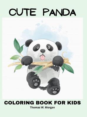 Book cover for Cute Panda Coloring Book for Kids