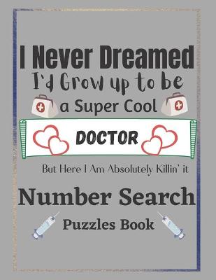 Book cover for Doctor Number Search Puzzles Book