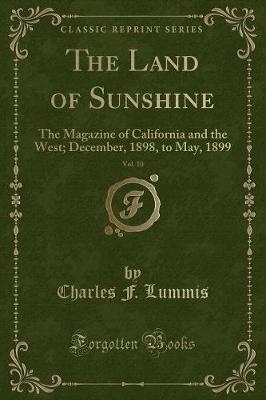 Book cover for The Land of Sunshine, Vol. 10