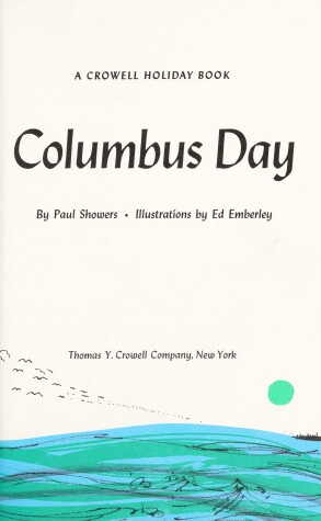 Book cover for Columbus Day