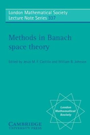 Cover of Methods in Banach Space Theory