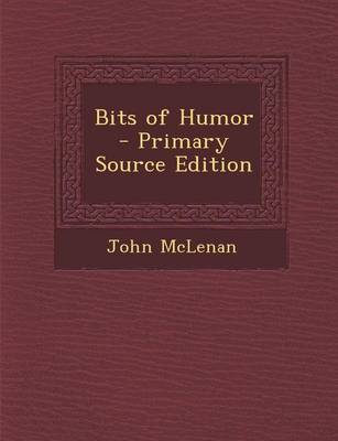 Book cover for Bits of Humor