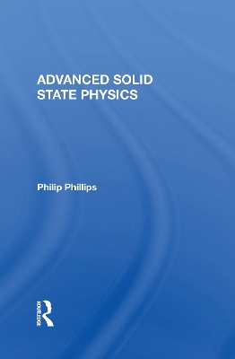 Book cover for Advanced Solid State Physics