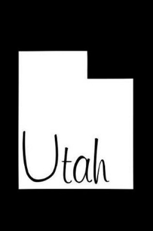 Cover of Utah - Black Lined Notebook with Margins