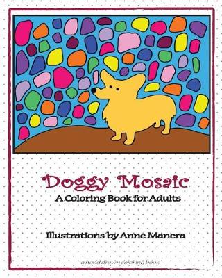 Book cover for Doggy Mosaic a Coloring Book for Adults