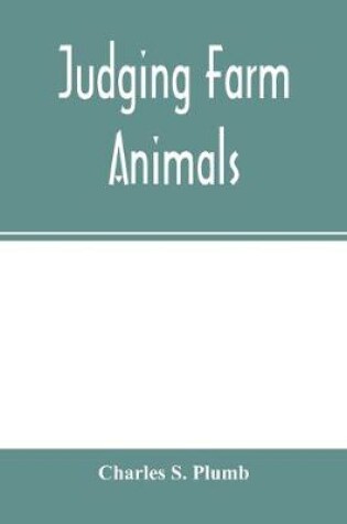 Cover of Judging farm animals