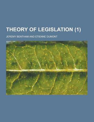 Book cover for Theory of Legislation (1)