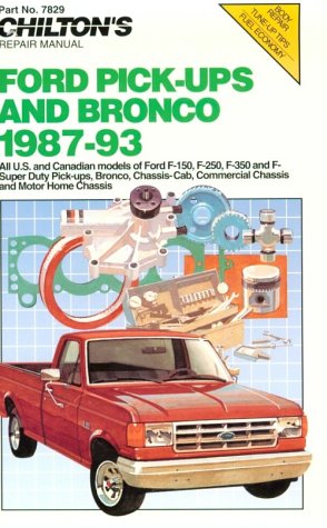 Cover of Ford Pickups and Bronco 1987-93