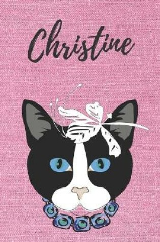 Cover of Christine Notizbuch Katze / Malbuch / Tagebuch / Journal / DIN A5 / Geschenk