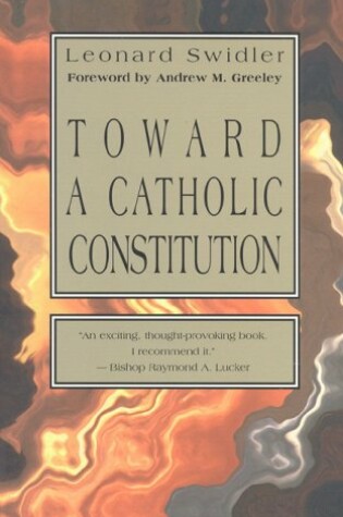 Cover of Toward a Catholic Constitution