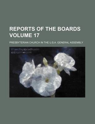 Book cover for Reports of the Boards Volume 17