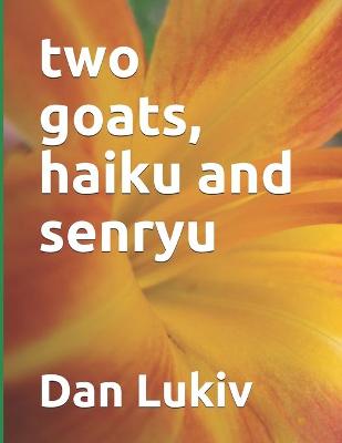 Book cover for two goats, haiku and senryu