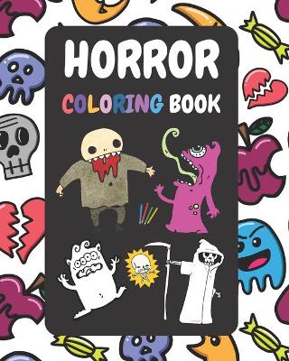 Book cover for Horror Coloring Book