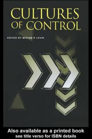 Cover of Cultures of Control