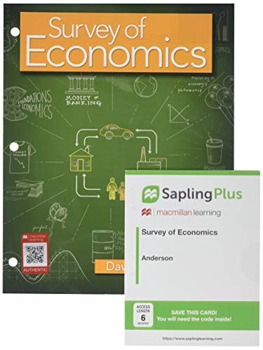 Book cover for Loose-Leaf Version for Survey of Economics & Saplingplus for Survey of Economics (Six-Month Access)