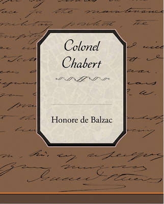 Book cover for Colonel Chabert