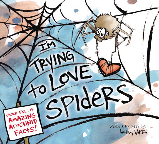 Book cover for I'm Trying to Love Spiders