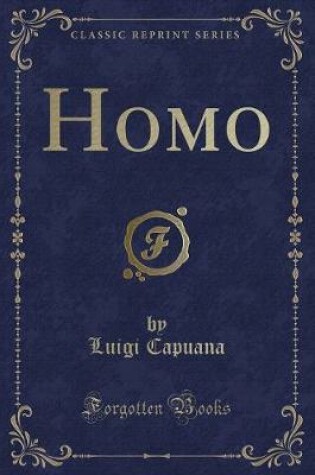 Cover of Homo (Classic Reprint)