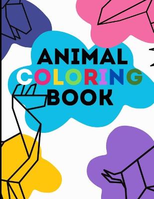 Book cover for Animal Coloring Book