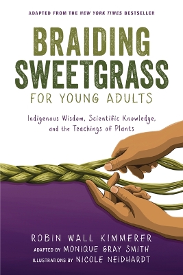 Book cover for Braiding Sweetgrass for Young Adults