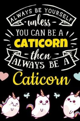 Cover of Caticorn Black Pages Notebook