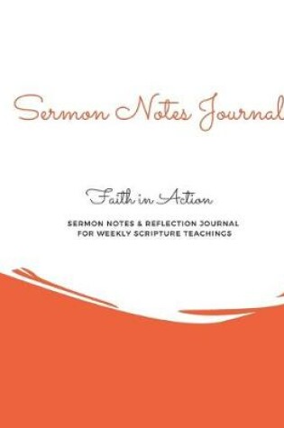 Cover of Sermon Notes Journal