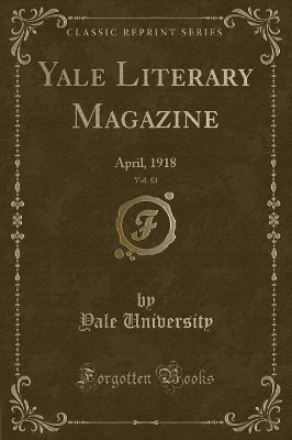 Book cover for Yale Literary Magazine, Vol. 83