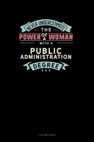 Cover of Never Underestimate The Power Of A Woman With A Public Administration Degree