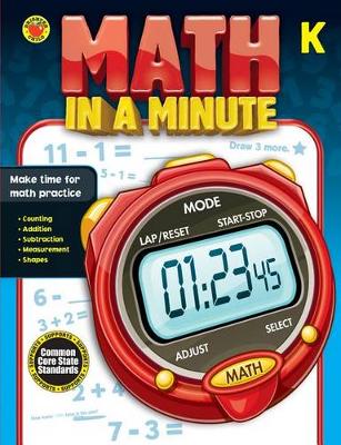 Cover of Math in a Minute, Grade K