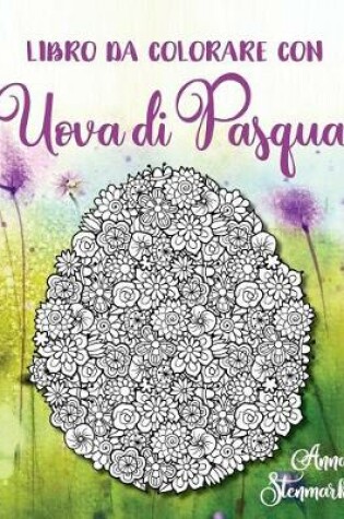Cover of Libro da colorare con uova di Pasqua