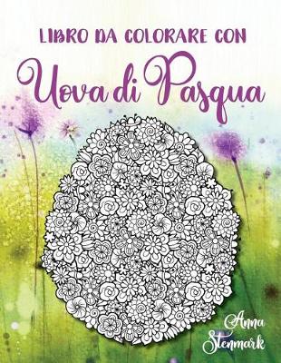 Book cover for Libro da colorare con uova di Pasqua