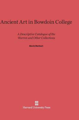 Book cover for Ancient Art in Bowdoin College