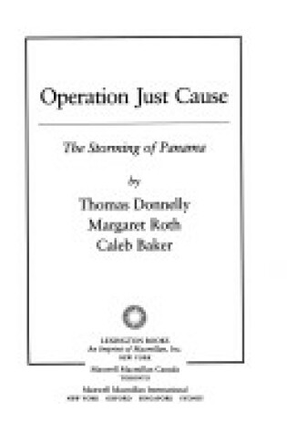 Cover of Operation Just Cause