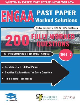 Book cover for ENGAA Past Paper Worked Solutions