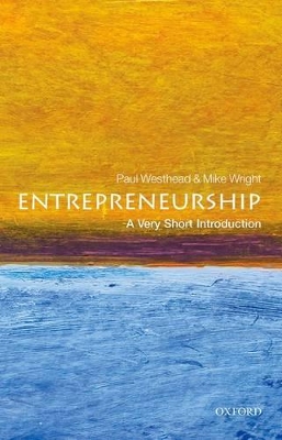 Cover of Entrepreneurship: A Very Short Introduction