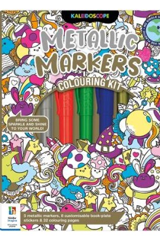 Cover of Kaleidoscope Colouring Kit Metallic Markers
