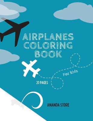 Book cover for Airplane Coloring Book