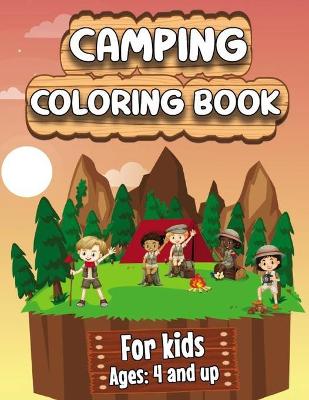 Book cover for Camping Coloring Book