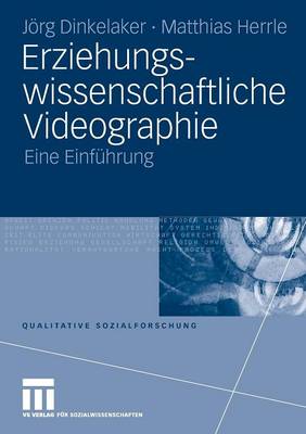 Book cover for Erziehungswissenschaftliche Videographie