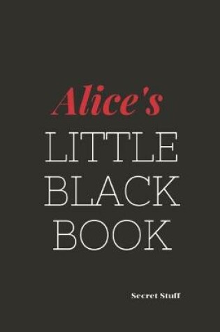 Cover of Alice's Little Black Book