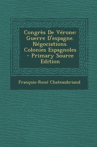 Cover of Congres de Verone