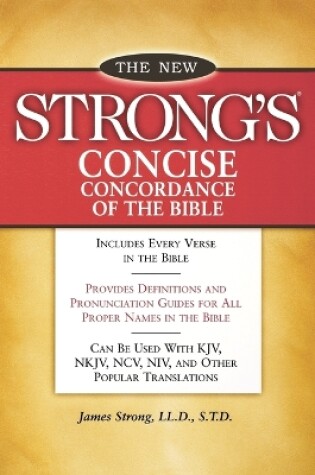 Cover of New Strong's Concise Concordance of the Bible