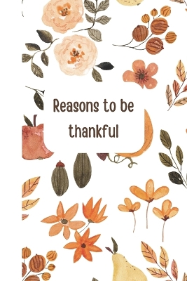 Book cover for Reasons to be thankful