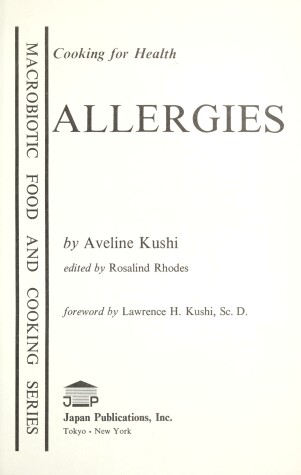 Book cover for Allergies