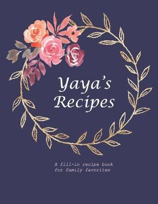 Book cover for Yaya's Recipes