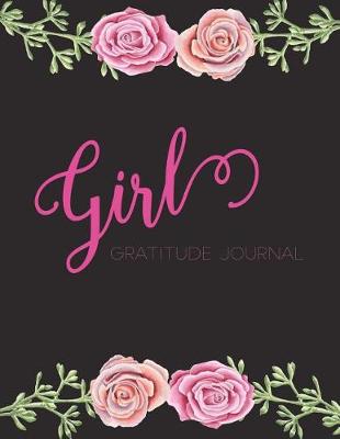 Book cover for girl gratitude journal