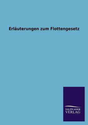 Book cover for Erlauterungen Zum Flottengesetz