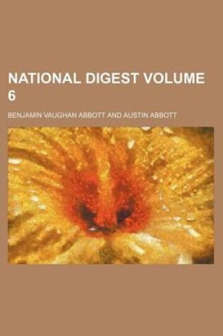 Cover of National Digest Volume 6