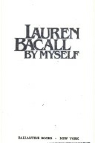 Cover of Lauren Bacall by Mysel